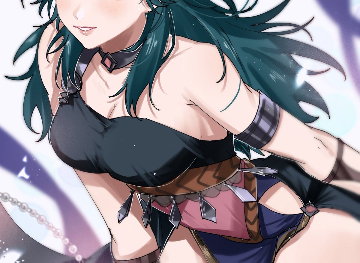 LIVERETUM's tweet photo. ⠀⠀⠀⠀
⠀❝ Hmm... a little too loose on the waist , it risk my privacy between the legs... how can mortals wear such a thing so casually ?

This would be better off as a in-house clothing than anything... ❞ https://t.co/4bkrBRgXkL