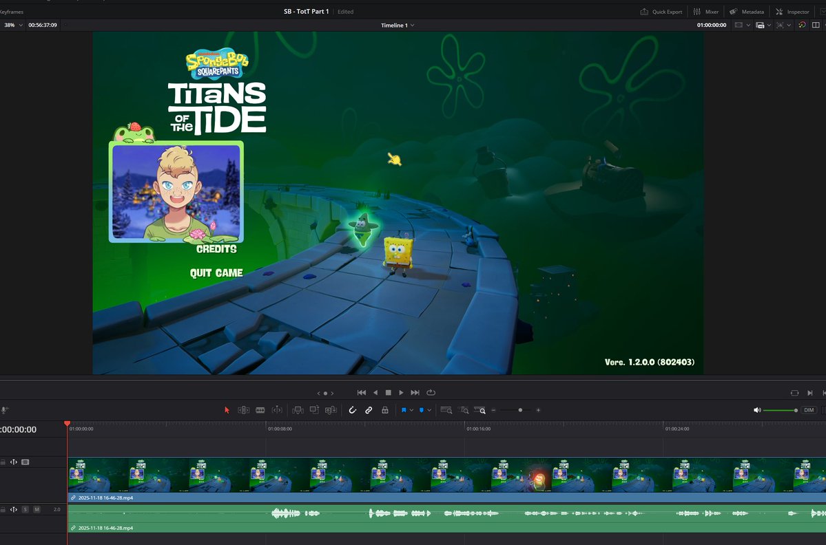 CosmicZephyrus's tweet image. Time to edit my first episode of #TitansOfTheTide! This was such a fun intro and I am so excited to make more! This will be coming out TOMORROW because I recorded  almost an hour of footage and it will take me forever to go through in one night!