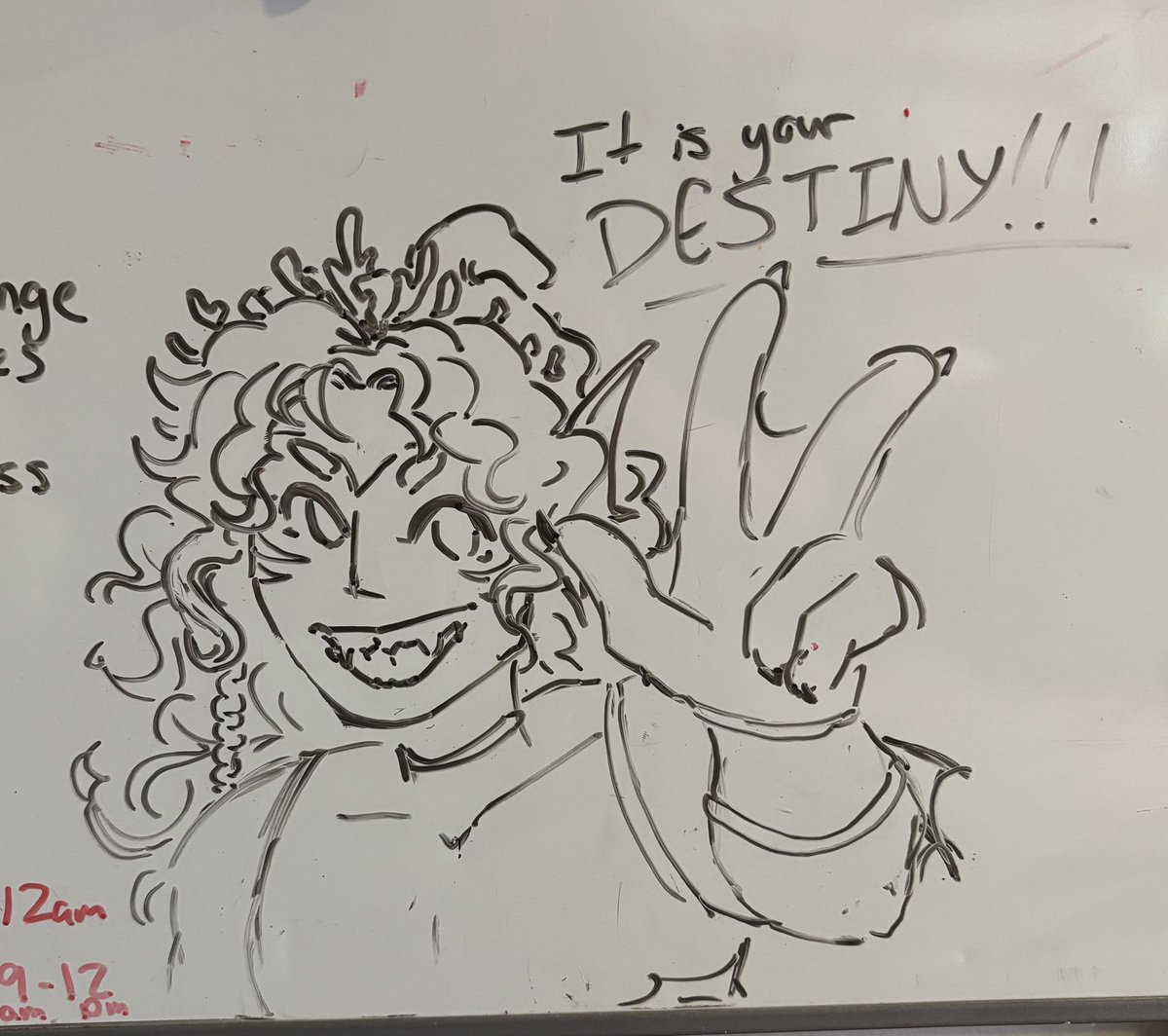 tobitidestrider's tweet image. Guys i drew Gilly on my whiteboard to motivate me to study for my midterm and I lowkey think i slayed it