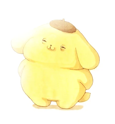 悟りを開いた時のポムポムプリンちゃん #ポムポムプリン #イラスト