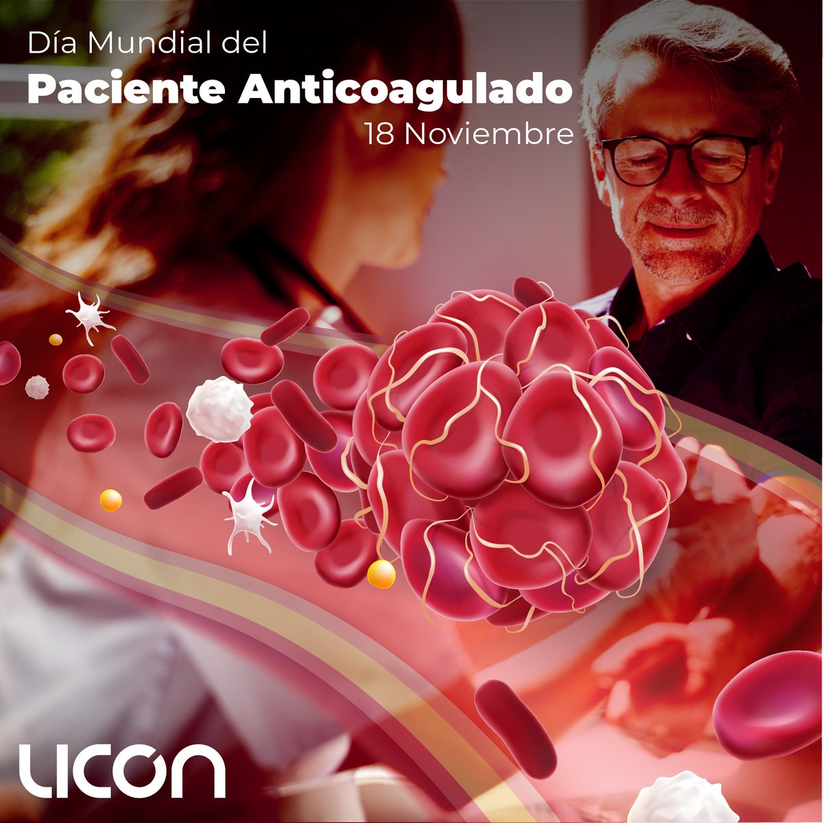 LICON se suma a la campaña por el Día Mundial del Paciente Anticoagulado para visibilizar a quienes viven con
este padecimiento y recordar la relevancia de un seguimiento médico responsable.

Crear conciencia es el primer paso para mejorar la calidad de vida de miles de personas