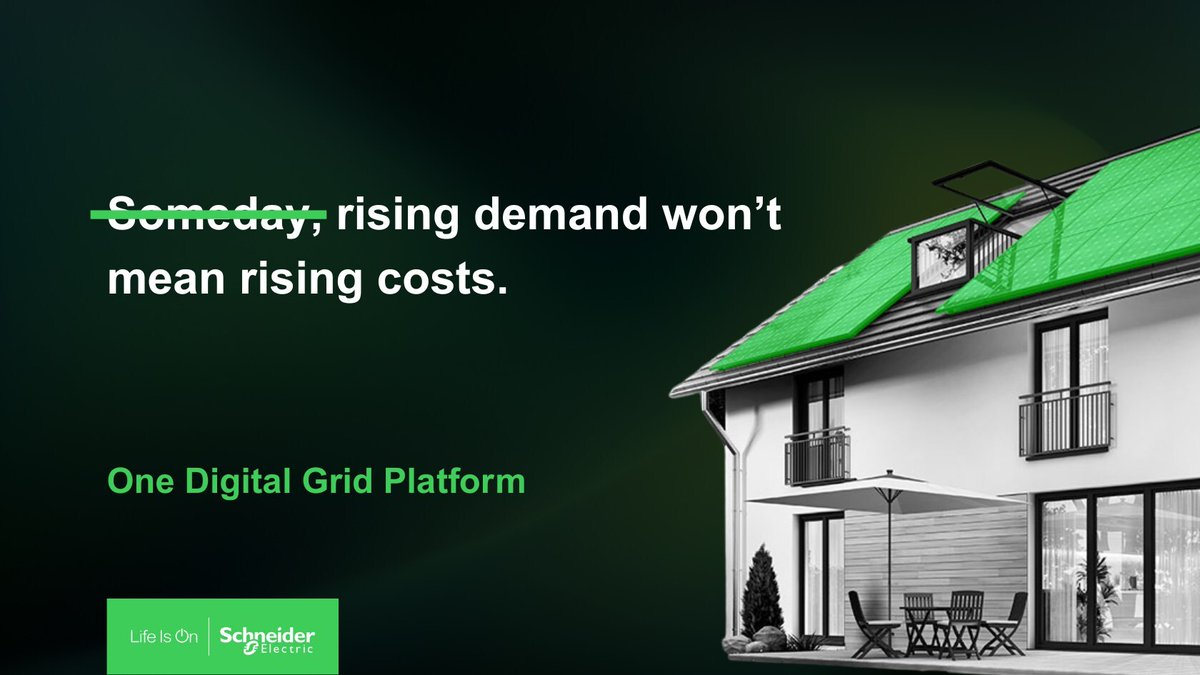 FactorThisMedia's tweet image. Schneider Electric introduces one digital grid to help utilities combat rising energy costs ow.ly/pA72106qmnZ

#GridModernization #News #PowerGrid