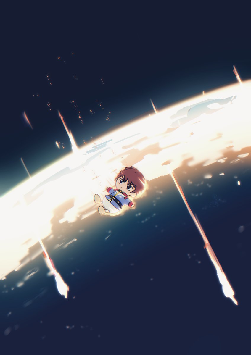 yuma_other's tweet image. 大気圏突入