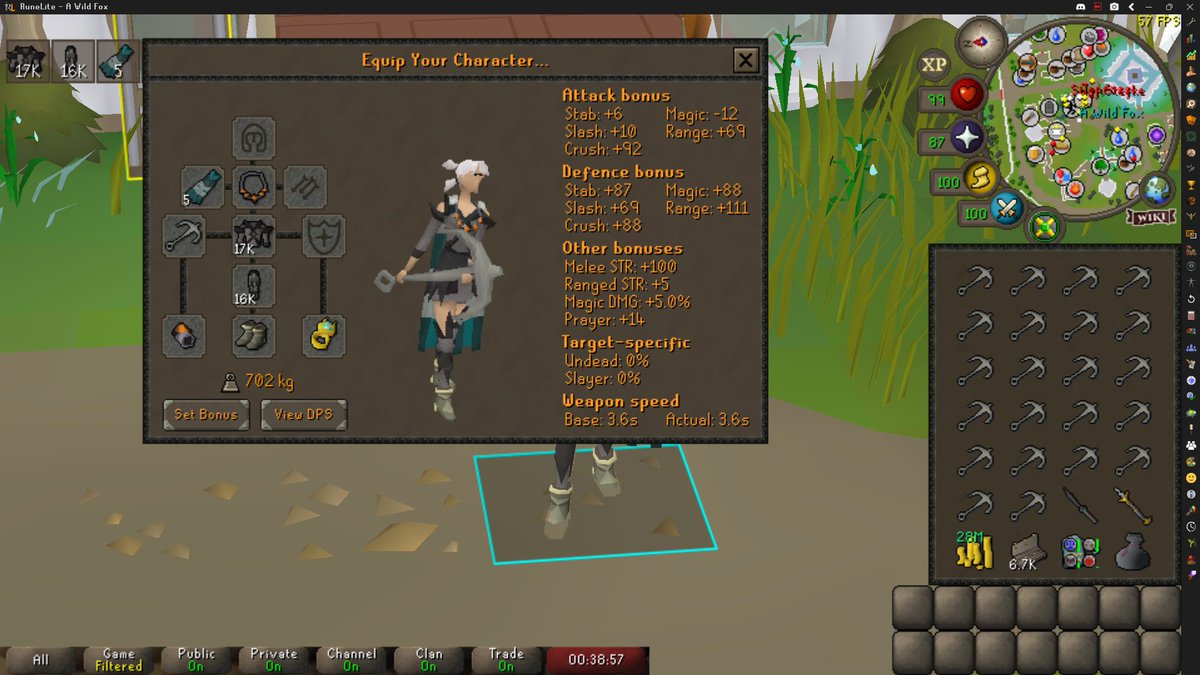 Fawksy__'s tweet image. Can't wait for the new Runescape skill Sailing to drop, finished all my prep 🦊