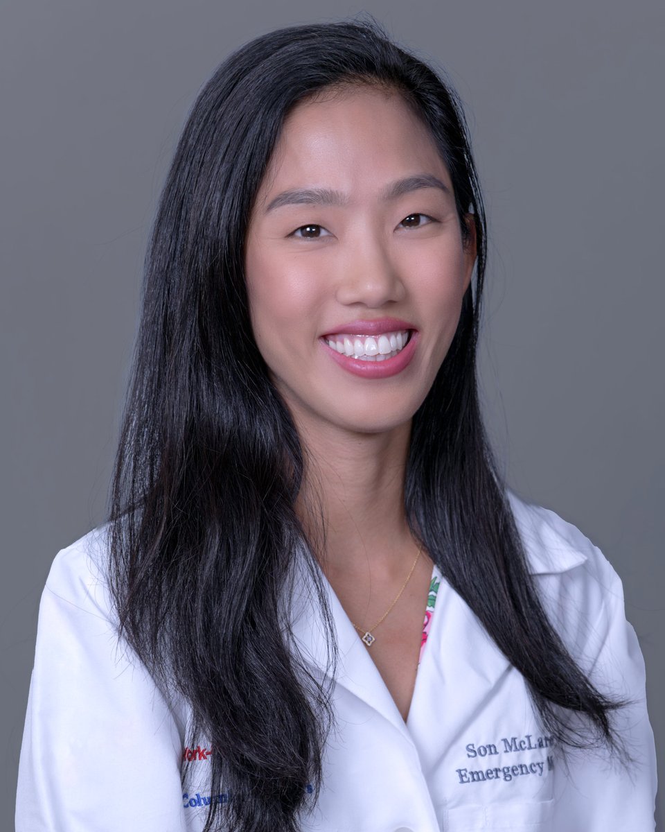 ColumbiaEM's tweet image. Congratulations to Dr. Son McLaren on her promotion to Associate Professor! #facultydevelopment #PediatricEM #Research