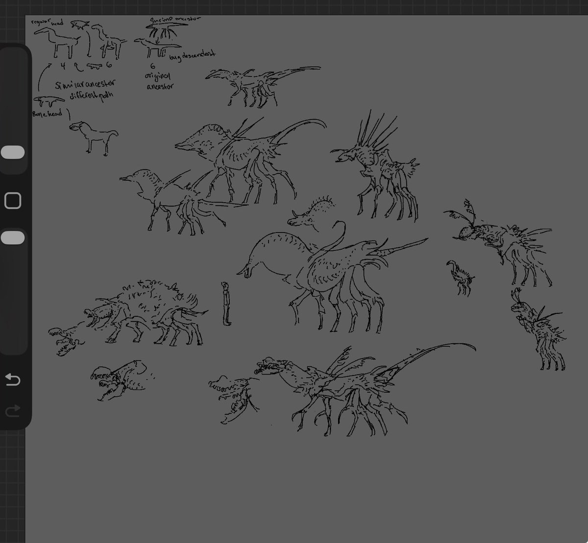 trying out body plans