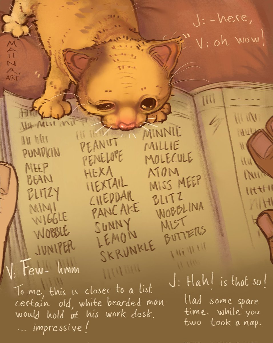 maiina_art's tweet photo. her name is....🐱📖 https://t.co/LOJAqBkJ4M