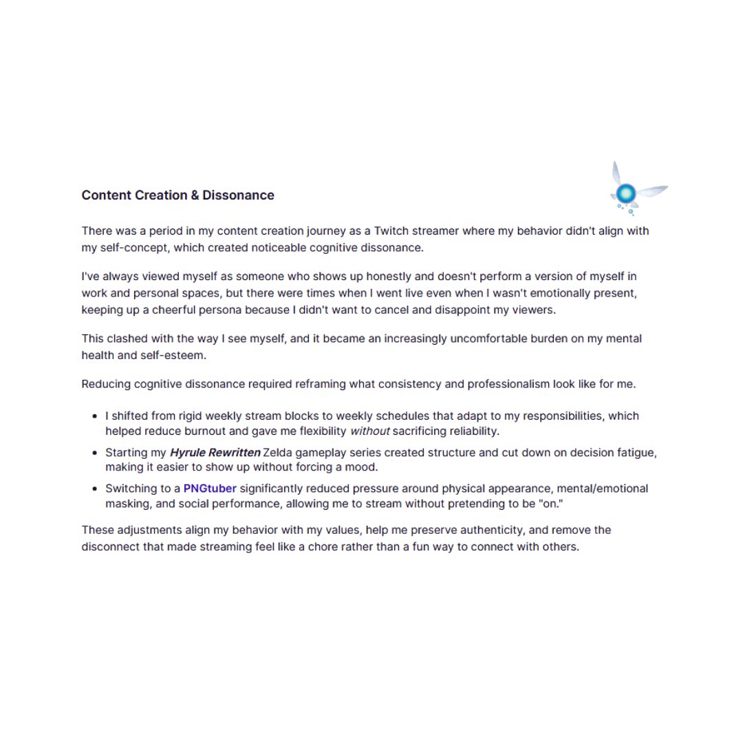 i love my "Intro to Human Communications" class. it's allowed me to relate personal experiences to communication styles &amp; concepts.

i'm especially proud of this piece i wrote about streaming vs. dissonance. i hope it can bring you some inspiration if you can relate 🩵