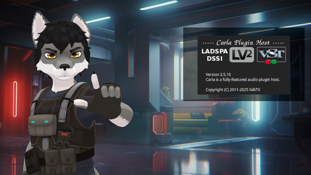 corbentfrost's tweet image. Random #Vtuber #linuxtechtips since I just fixed an audio recording issue I was having. You MUST use an audio plugin manager. And the one I use and love is Carla. You can load your plugins, connect your devices to your chains, and save profiles for different situations.