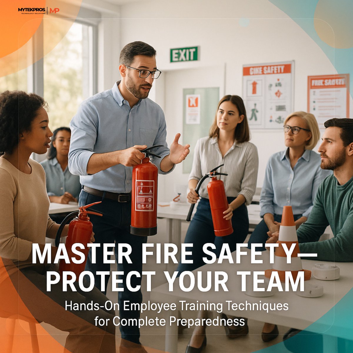 mytekpros's tweet image. Engage employees with interactive drills, clear procedures, and consistent training for fire safety preparedness. 🔥

#mytekpros #Surveillancesystem #computernetworks #ITservices #lowvoltage #securitysystems #technologyaudits #structurecabling #managedit