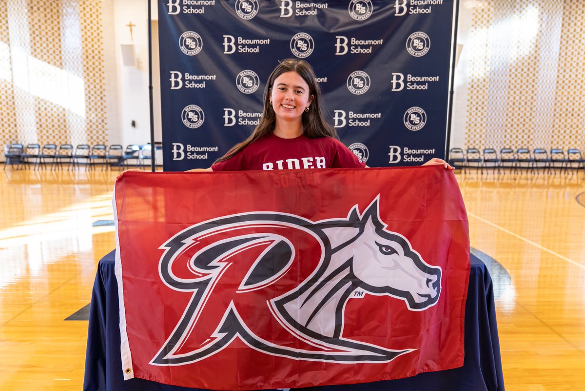 Beaumont is celebrating BIG news! Senior Alaina Longmeier has officially committed to continue her soccer career at the Division I level at Rider University. We can’t wait to see her shine on the next stage. Congratulations, Alaina!
