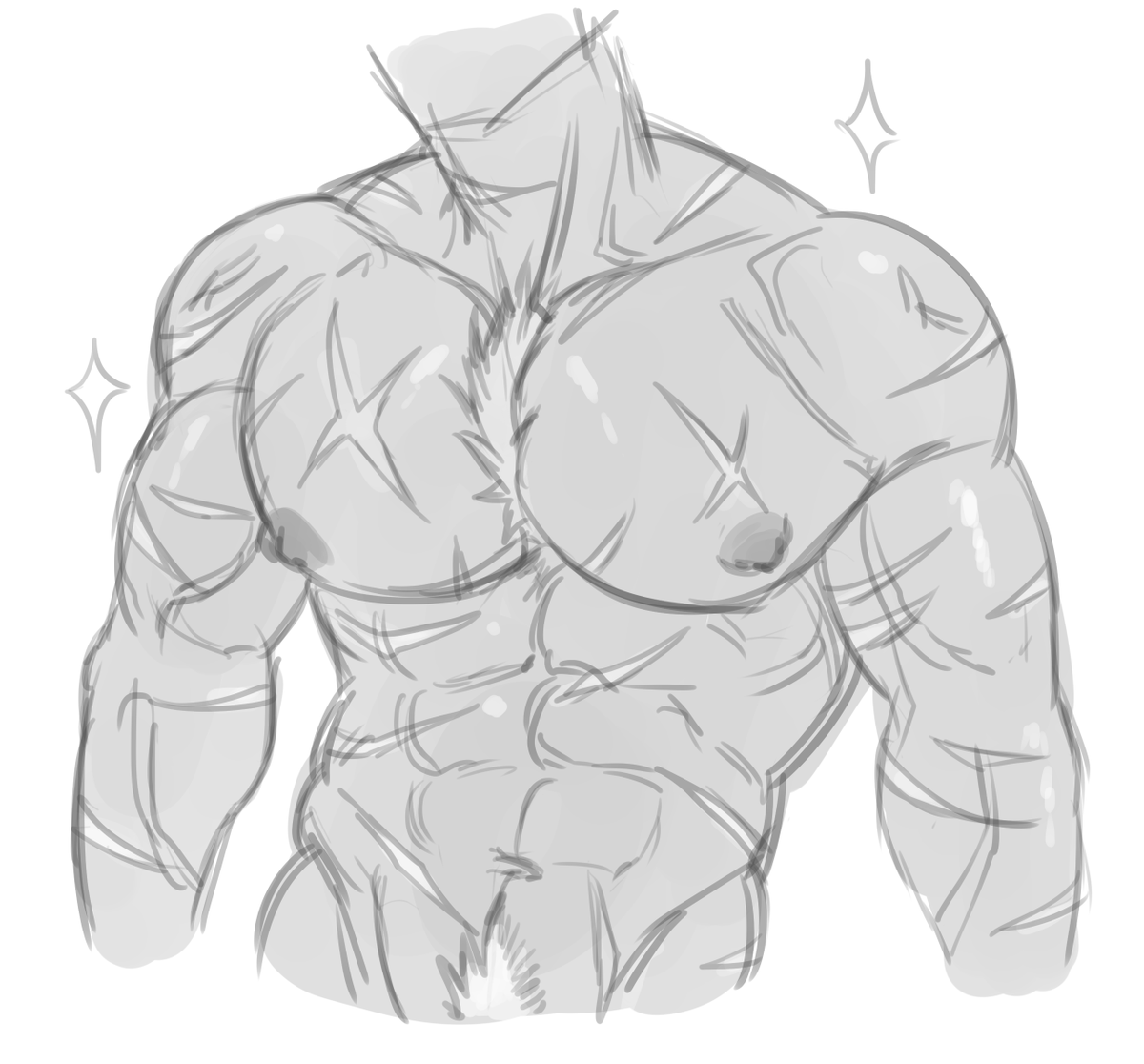 fxvcyay's tweet image. I drew Varka&apos;s body again since I&apos;m obsessed with it 🫣 #Varka
