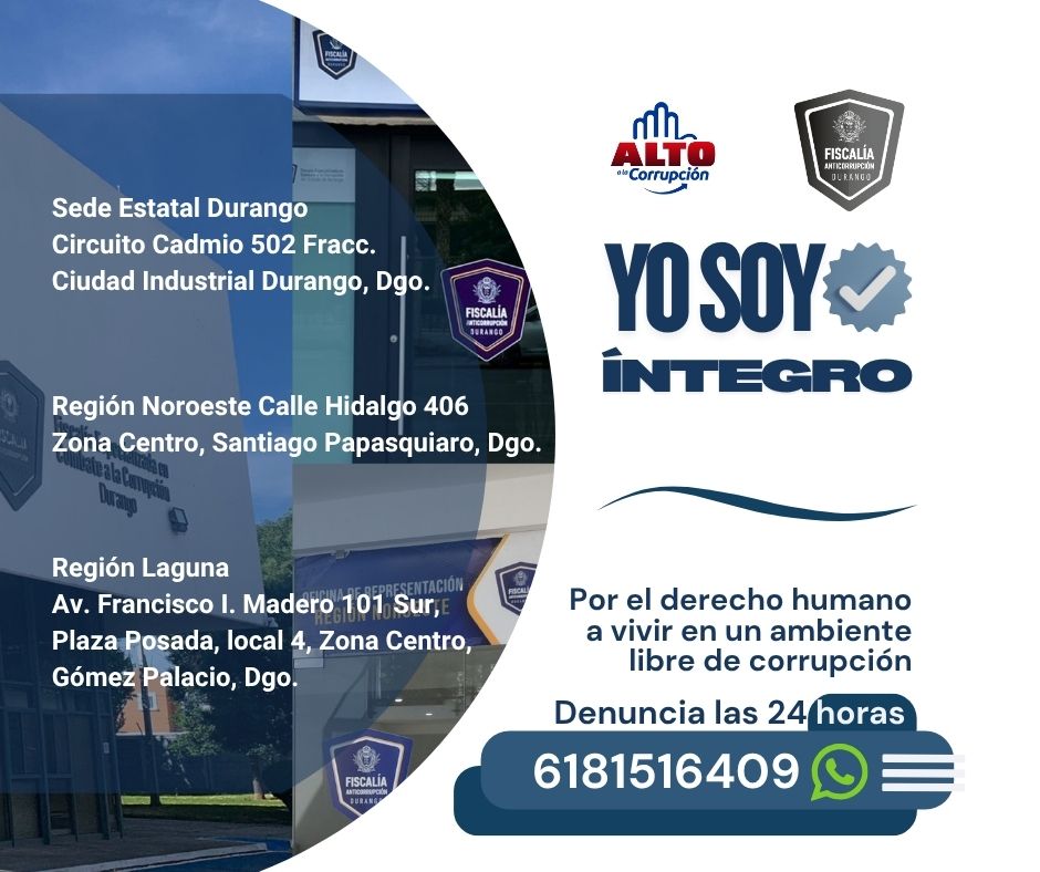 FECCED's tweet image. 📢 Denunciar la corrupción y la tortura es un paso hacia una sociedad más justa.
🔎 Infórmate y actúa 
🛡️ #YoSoyÍntegro ✋#AltoALaCorrupción 🏛️ #FECCED