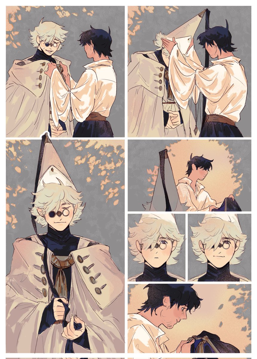 stickymaelk's tweet image. new attire  

(also happy qifrey day!!)
#witchhatatelier #Δ帽子