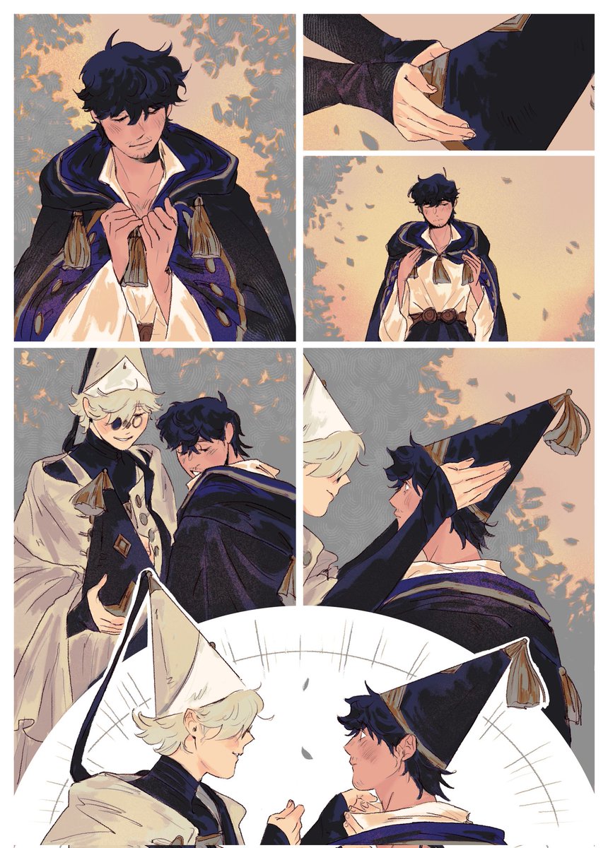 stickymaelk's tweet image. new attire  

(also happy qifrey day!!)
#witchhatatelier #Δ帽子