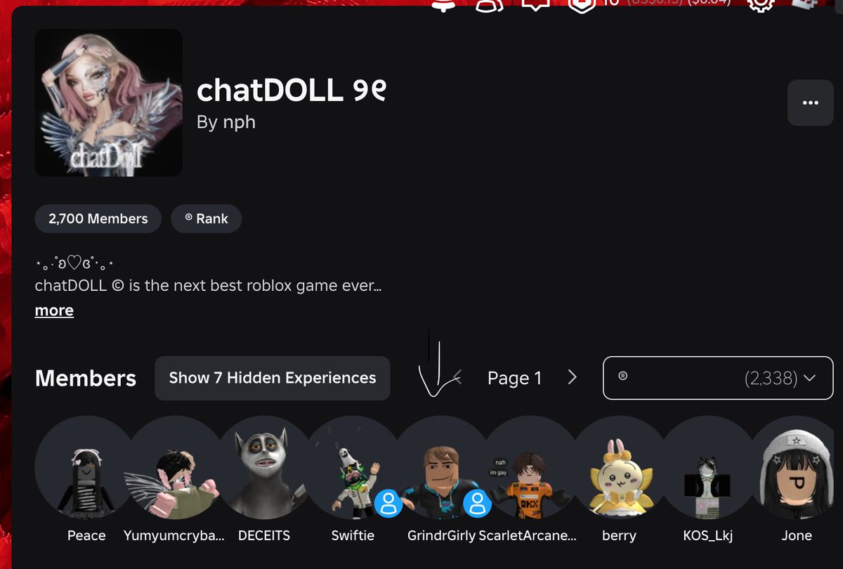 LeaksChatDOLL's tweet photo. @chatDOLLc Done! ive joined the comunity too dw @chatDOLLc https://t.co/MSI6WAEnbm