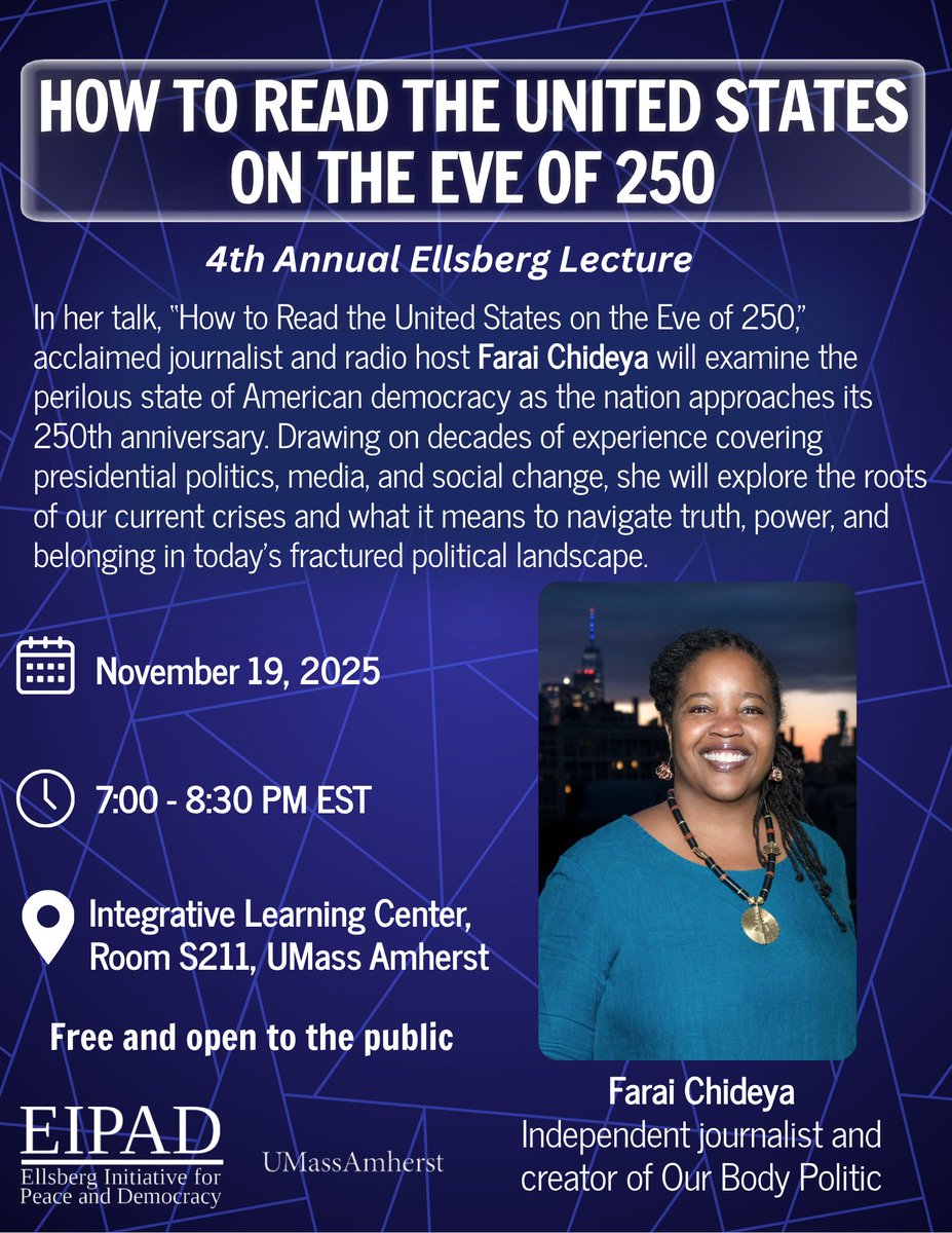 ProtectPatient1's tweet photo. @TheEIPAD
https://t.co/kZDMLTrRL4
Join us for the
Fourth Annual Ellsberg Lecture
November 19
7:00 - 8:30 PM ET