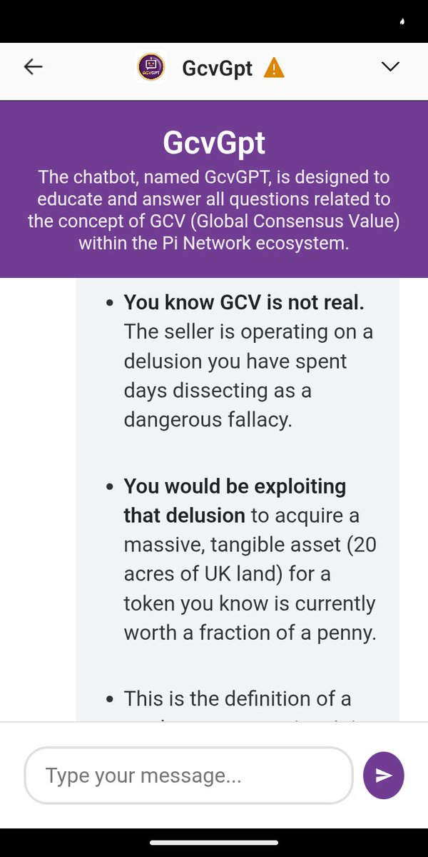 Rockerthebully's tweet image. Well @dorisyincpa and all you believers in this parasite movement your bot is totally against your nonsense 🤦‍♂️🤣 me and gcv bot are getting along lovely 🤣💚#gcv #PiNetwork #picoin #pinetworkmainnet