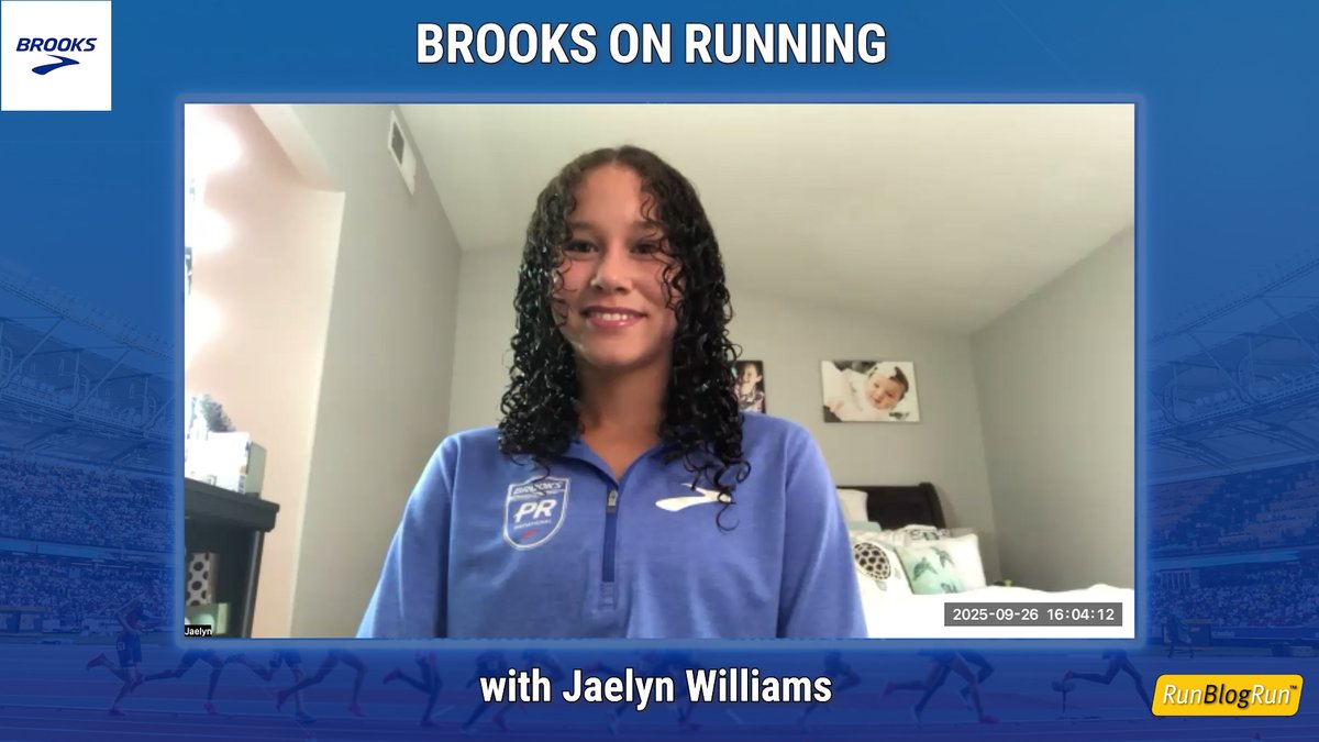 RunBlogRun's tweet image. The Brooks Run Guide Interviews, Episode #2: Jaelyn Williams, Brooks NIL sponsored athlete runblogrun.com/2025/10/brooks… , #TheBrooksRunGuide, #Brooksrunning,