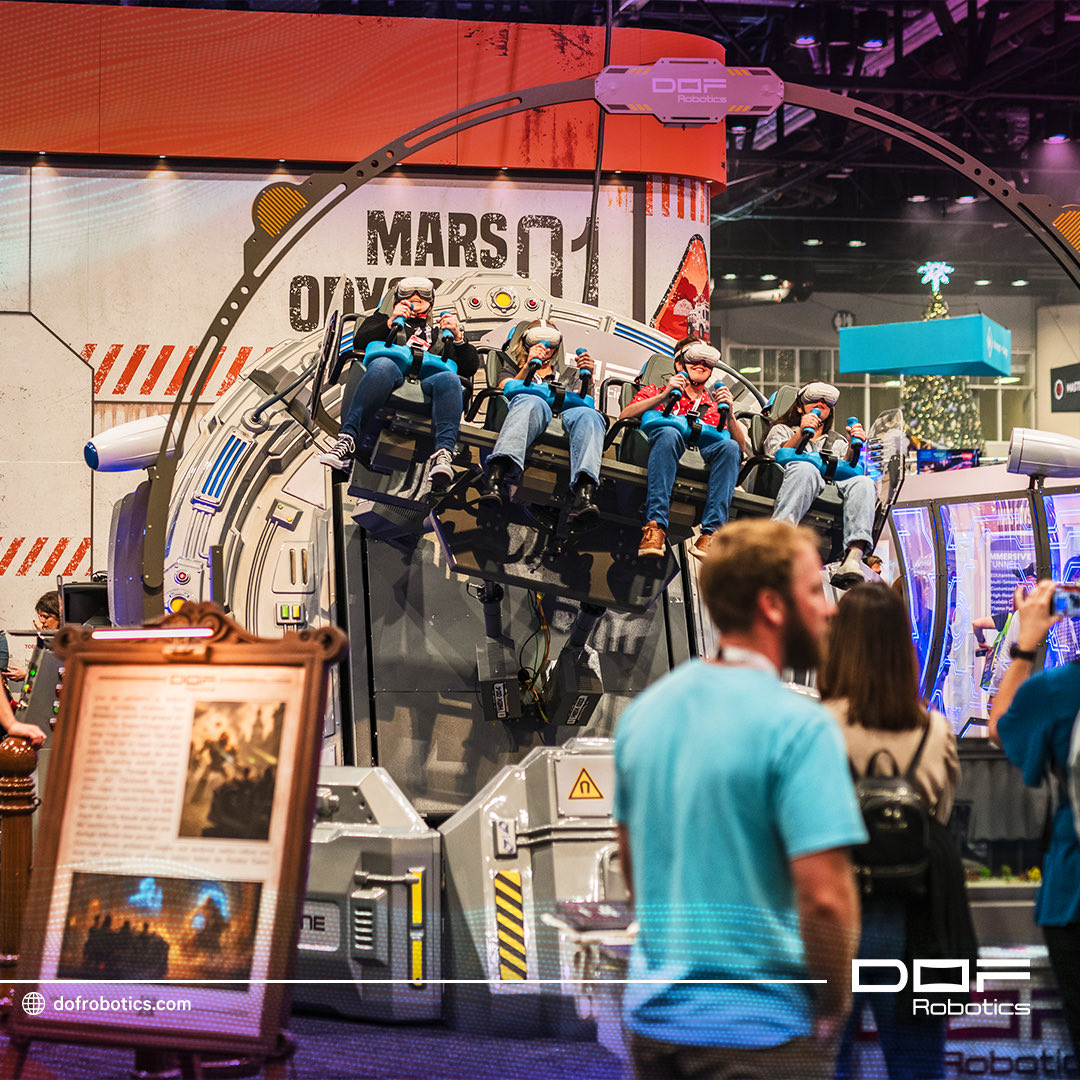 dofrobotics's tweet image. 🎉 Day 1 at IAAPA Expo 2025 started strong filled with excitement, big reveals, and unforgettable moments.

From the moment the doors opened, our booth was filled with energy curiosity, excitement, and amazing conversations that set the tone for an unforgettable week.

Today, we…