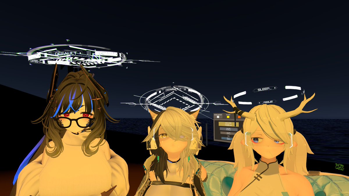 Yutchi_VRC's tweet image. AX-HALO三人衆