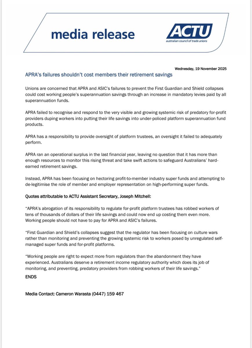 CFMEUManDiv's tweet image. Well said #superannuation #union @AWUnion @theamwu @ASUnion