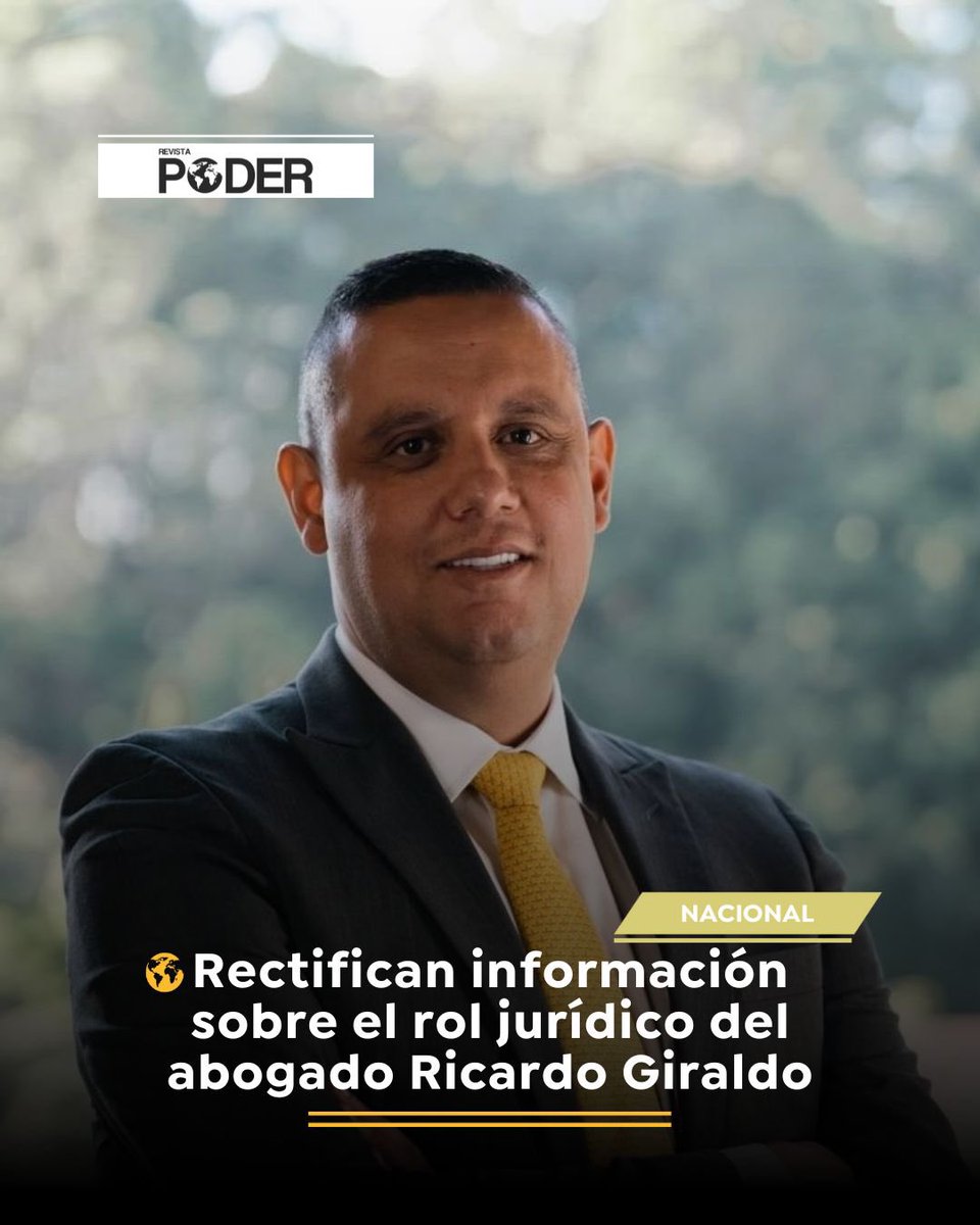 RevistaPODERcol's tweet image. La Firma @RicardoGiraldo_ informó que @Las2Orillas rectificó una nota que atribuía falsamente al Dr. Ricardo Giraldo el rol de vocero del EGC. Su papel es jurídico. Solicitan igual rectificación a @infobaecolombia. #RevistaPoder #NoticiasPoder #NoticiaNacional