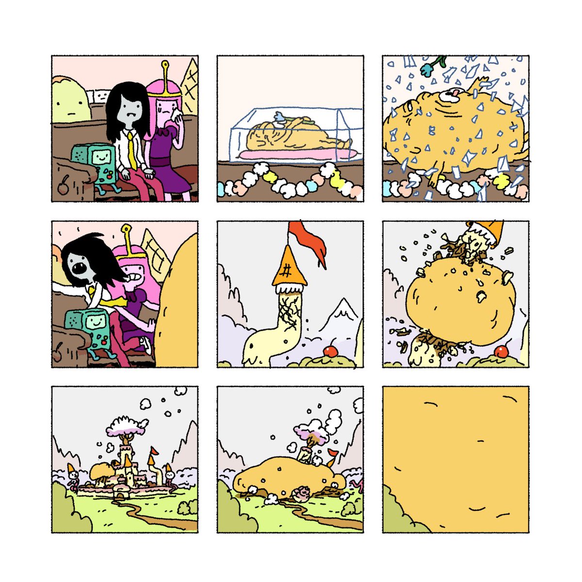 advtimemoments's tweet image. jake&apos;s death by steve wolfhard