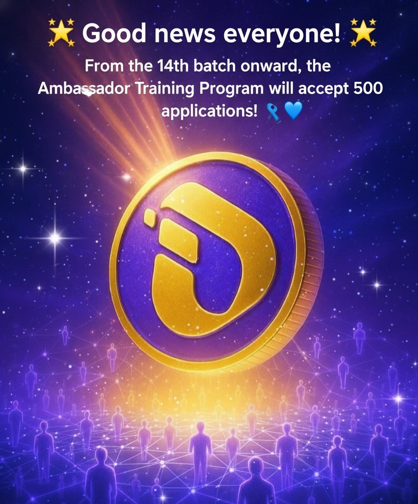 DealsUse's tweet image. Good news everyone! 🎉
From the 14th batch onward, the Ambassador Training Program will accept 500 applications! 🚀💙
A great opportunity for everyone to grow and level up in InterLink! 🌍🔥
@inter_link @C_Interlinklabs @Bullruntelugu

#InterLink #ITL #ITLG 💫