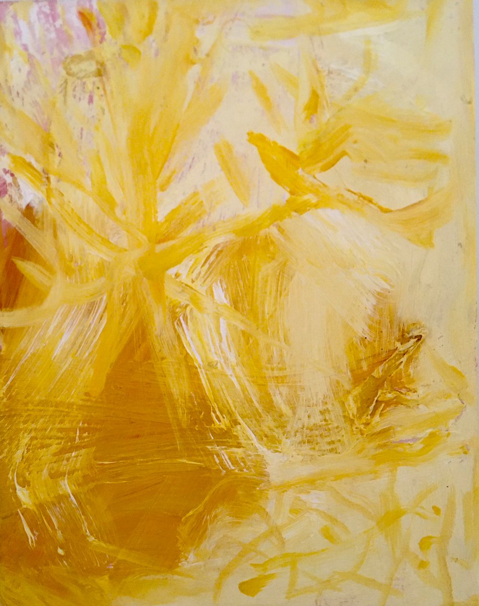 Self portrait in the garden tending .