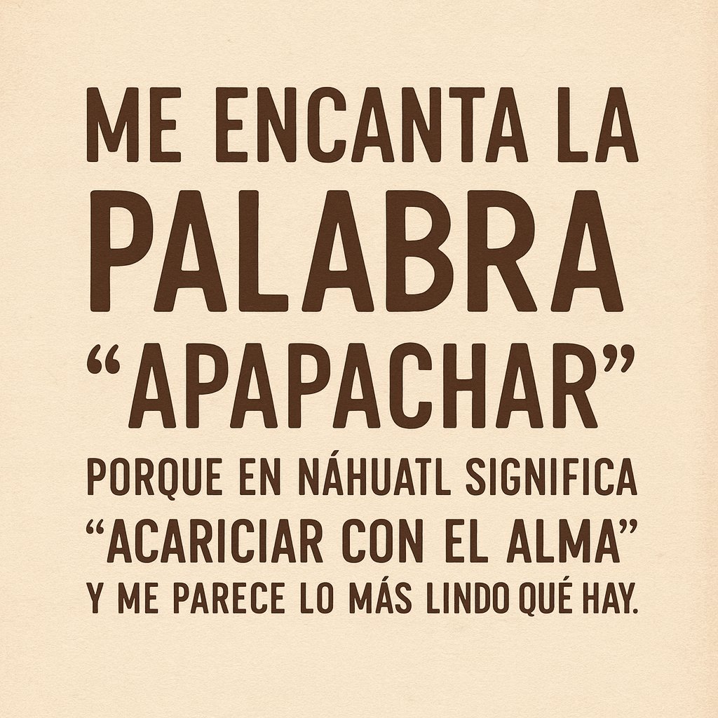 AbelCanonica's tweet image. 💫 “A veces solo basta un abrazo que hable sin palabras, un apapacho que acaricie el alma.”
#Apapachar #AlmaEnPaz #CariciasDelCorazón #AmorQueSana #MomentosDeMagia #AbrazoInvisible #EnergíaDelAmor #PazYAmor