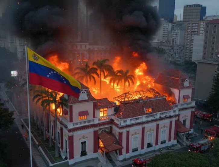 eduardomenoni's tweet image. ¿Aprobarías un BOMBARDEO quirúrgico estadounidense 🇺🇸 que ELIMINE dentro del Palacio de Miraflores en Caracas al narcoterrorista Nicolás Maduro, Diosdado Cabello y todo el alto mando de la tiranía comunista de Venezuela? 🇻🇪 Yo al 5.000 % 🔥