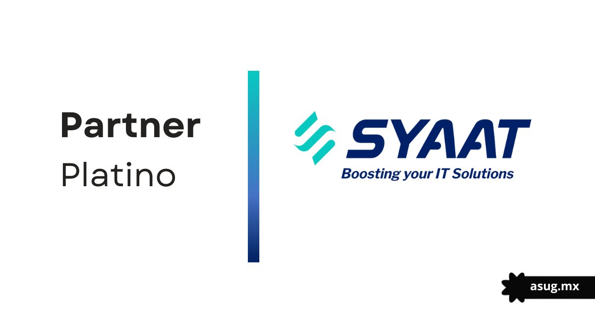 ASUGMEX's tweet image. Damos la bienvenida a @SyaatSolutions como nuevo #PartnerASUGMEX 🤝
Con enfoque en innovación, flexibilidad y confianza, impulsa una mentalidad tecnológica ágil para fortalecer la transformación digital en el ecosistema SAP. 

#SAP #Innovación #ASUGMEX