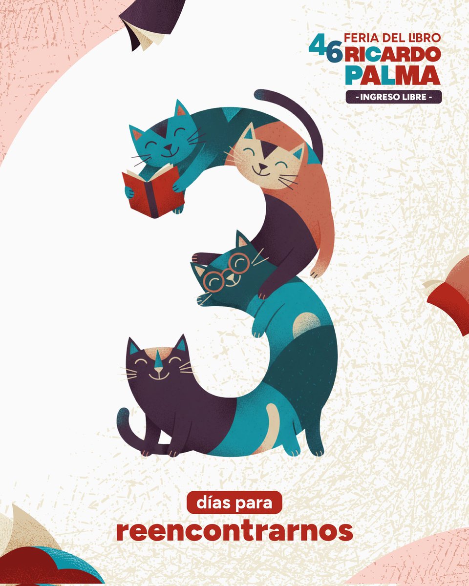 ¿Estás listo?

Solo faltan 3 días para reencontrarnos en la Feria del Libro Ricardo Palma. ✨📚

¡Muy pronto nos volvemos a encontrar en el parque Kennedy del 21 de noviembre al 09 de diciembre! #LaCiudadLee