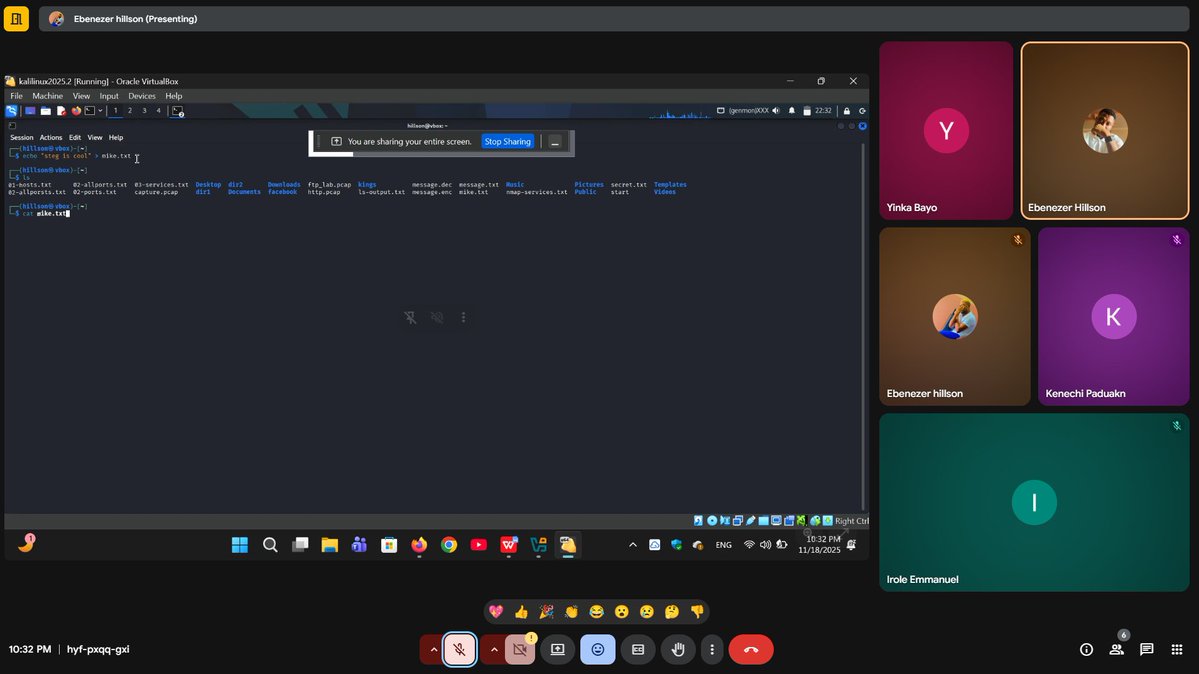 x_mitchh's tweet image. 46% of #100DaysOfCyberSecurity. 
I had another interactive class today with my study group where we learned about steganography, and I also finished learning about the running processes on the Linux system. @ireteeh @segoslavia @Nnajikenechi @hillsonamaechi