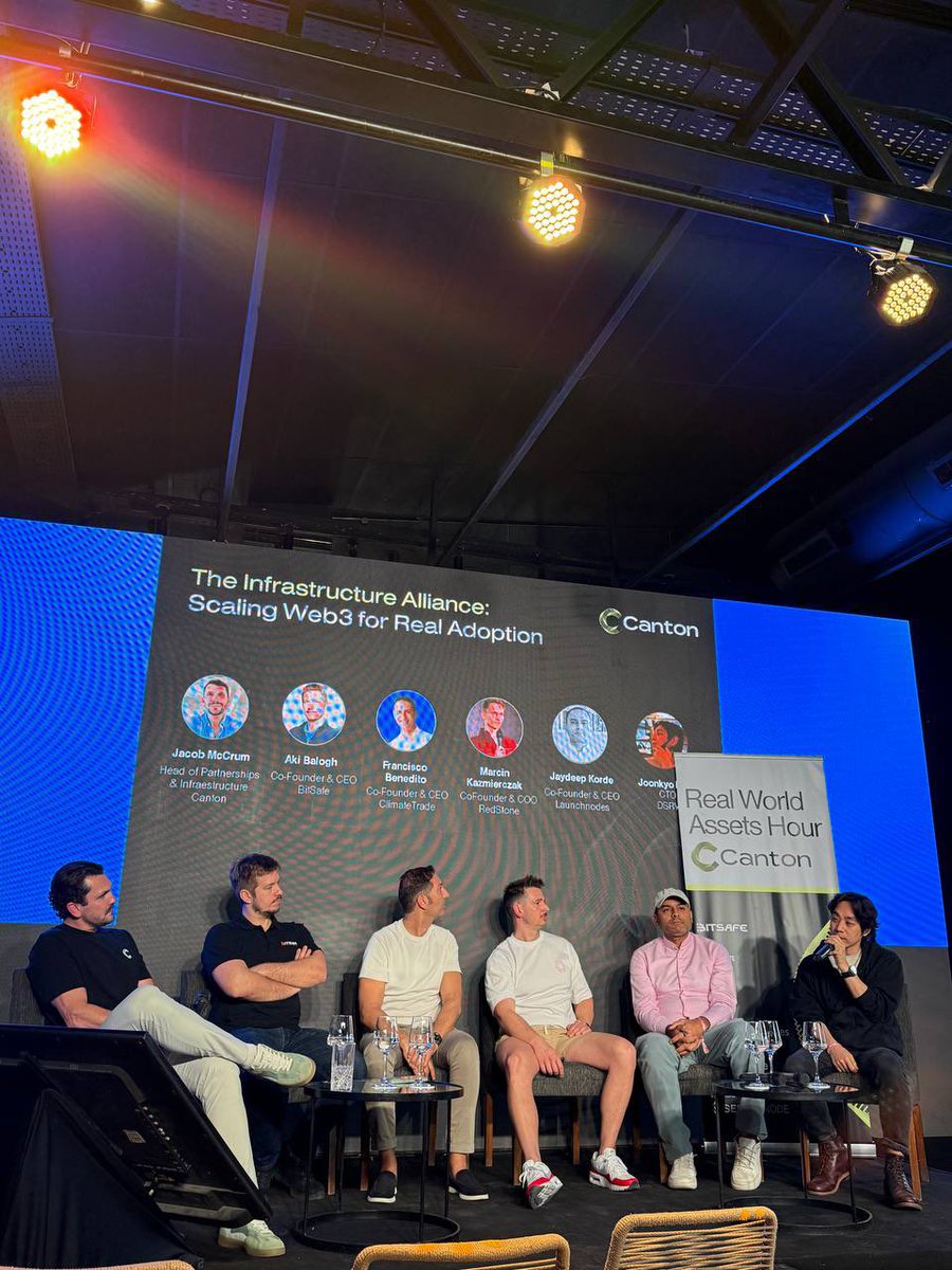 KyusukJ's tweet image. Our CTO joined the Canton Real World Asset Hour at BA, discussing how Web3 should scale for real adoption from an infrastructure builder’s perspective.