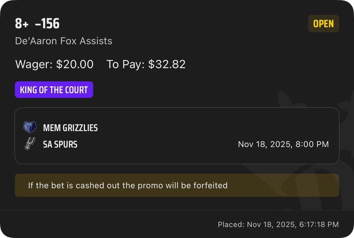 GhostEVplays's tweet image. 🏀 DraftKings NBA King of the Court Promo

🏀 -156 (FV -162.09)
+EV: 1.49%
Playing: 0.15 Units

#draftkings #sports #nba #basketball