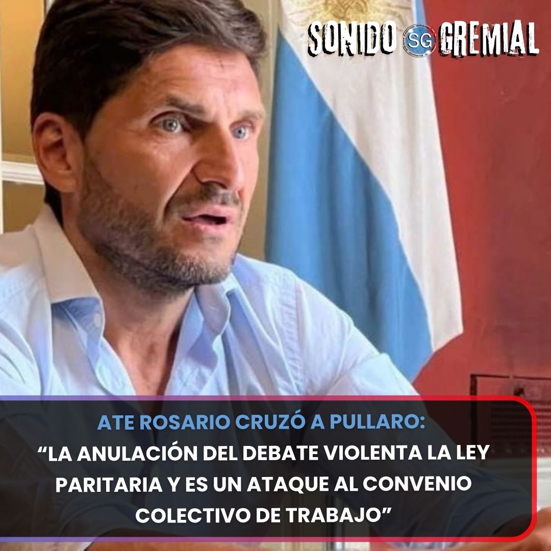 SonidoGremial's tweet image. 📢😡 @ATERosario  cruzó a #pullaro : 
🔥🚨 “la anulación del debate violenta la ley paritaria y es un ataque al convenio colectivo de trabajo”
👉“Cada estatal perdió ocho millones de pesos en dos años desde que asumió Pullaro”
🔴🔵
sonidogremial.com.ar/ate-rosario-de…