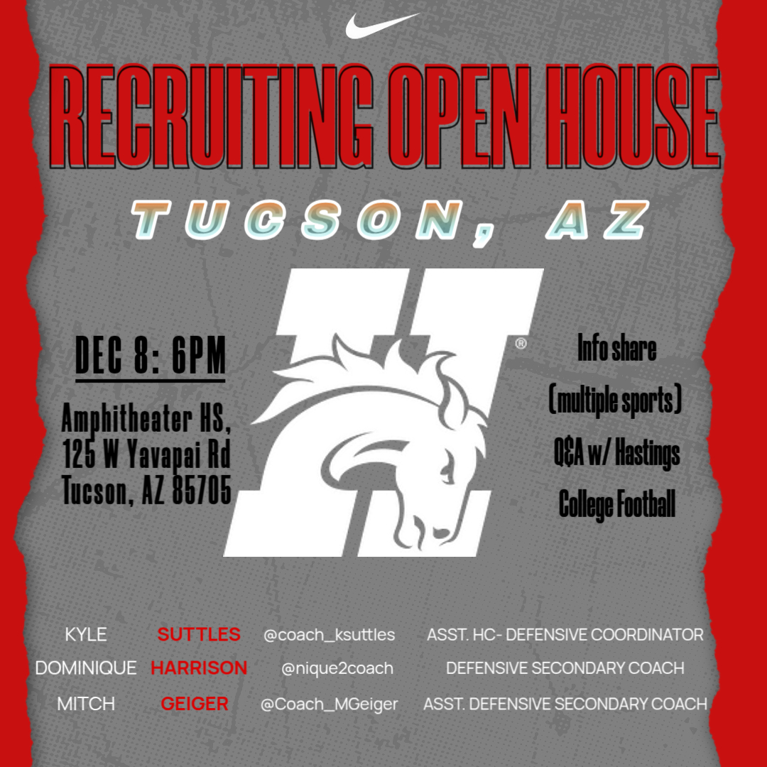 Tucson visit is locked in. Join us for our Recruiting Open House and see how you can become a Bronco! forms.gle/8FzpzspPb2AbJu…