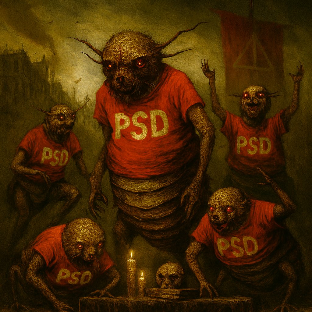 mariandidthis's tweet photo. #USR #Fanatism #Secta #Sobolani #Uniune #Haos #PSD #Paduchi #Sistem #Paraziti #RomaniaTradata #RomaniaMintita
USR - Uniunea Șobolanilor din România
➕
PSD - Păduchii Sistemului Deturnat
🟰
Coaliția Paraziților! 👇 https://t.co/ZDGlisH1E8