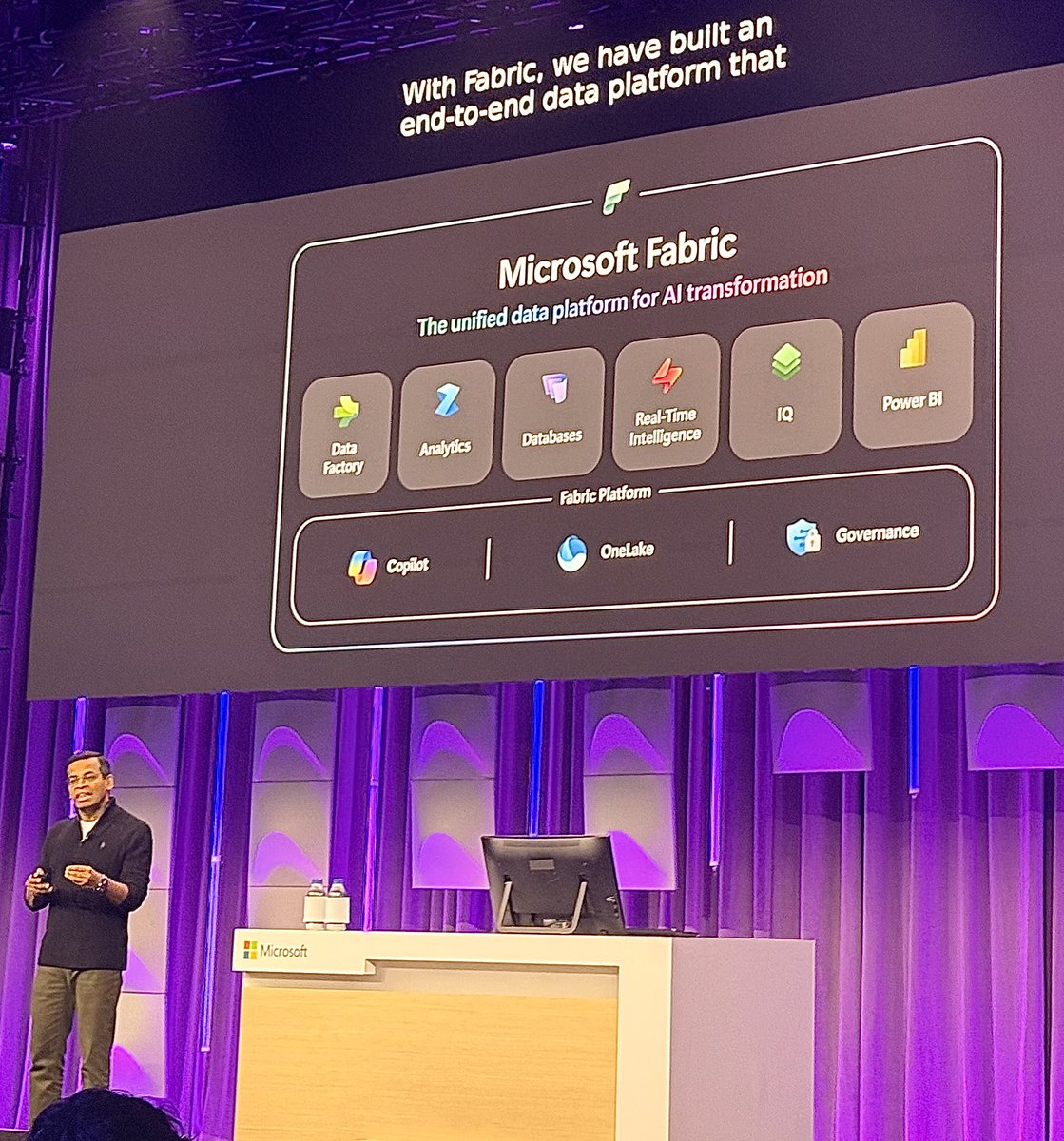 RobKramer_Data's tweet image. .@Microsoft Ignite 2025 –– I am seeing Fabric get closer to being a unified analytics platform. This should jump out for companies dealing with a mix of data types and systems. @arunulag, the head of Azure Data, highlighted some updates that matter. With Fabric&apos;s new release,…