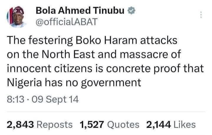 MikeArnoldTruth's tweet image. For once I agree with Tinubu!