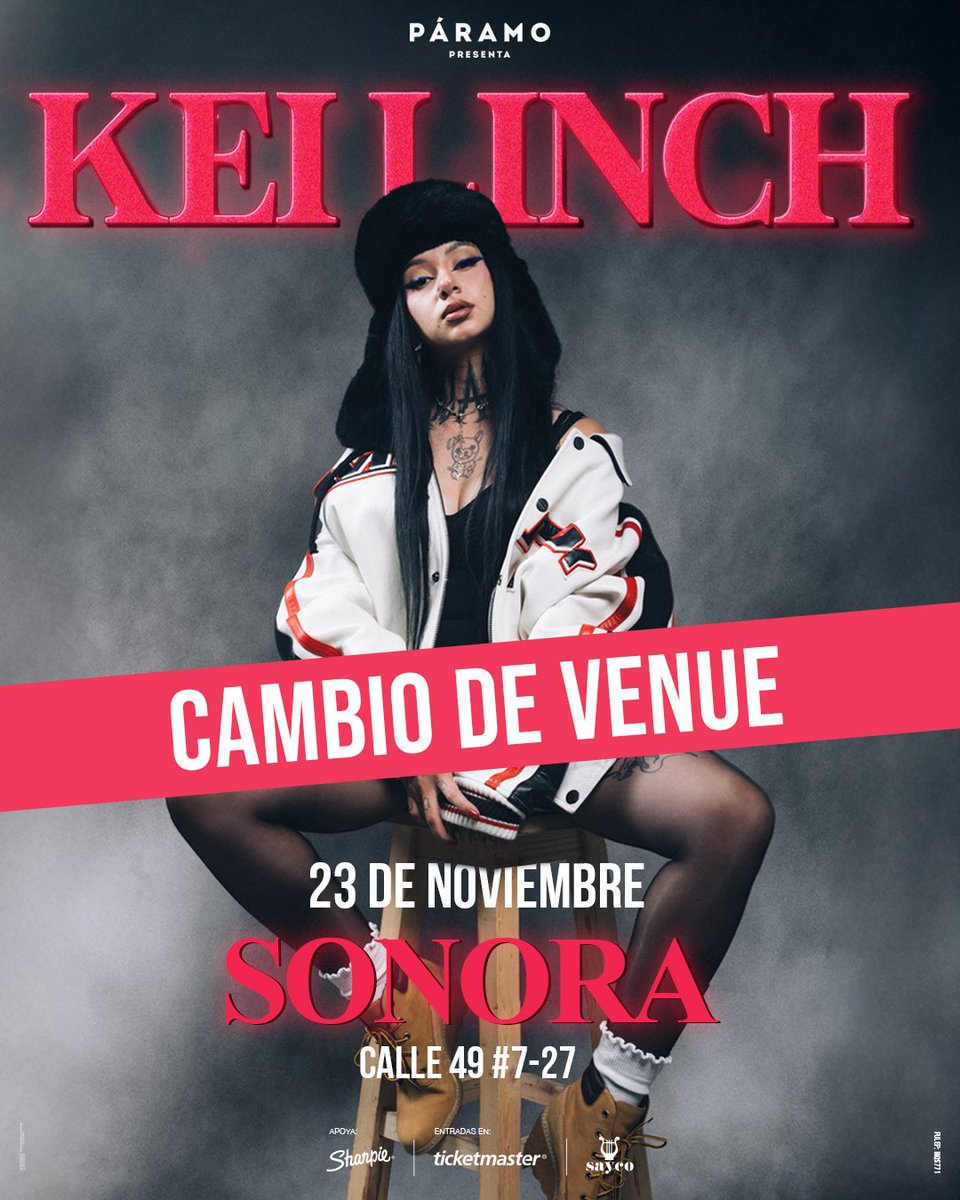 paramo_presenta's tweet image. El show de la grandiosa rapera @KeiLinch se mueve unas cuantas manzanas al Sonora Social Club. Todo del show continúa igual, la música estará sintiéndose más cerca y poderosa que nunca. 🪑🎙️🔴

Las entradas compradas para el anterior venue continúan habilitadas para este, la cita…