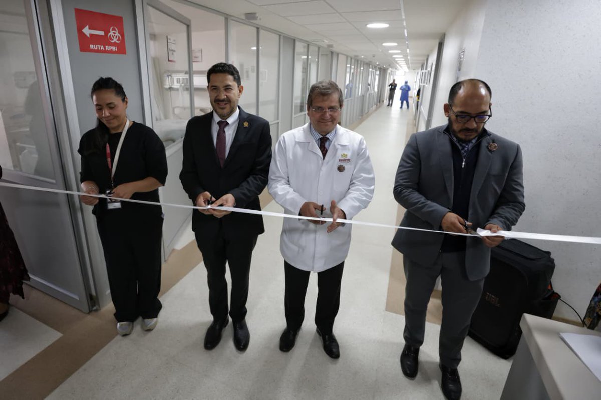 Issste_Zac's tweet image. 📰 #COMUNICADO
Inaugura Martí Batres remodelación de áreas de hospitalización y hemodinamia en el Hospital Regional “Gral. Ignacio Zaragoza”.
🔗goo.su/qhi9TTn