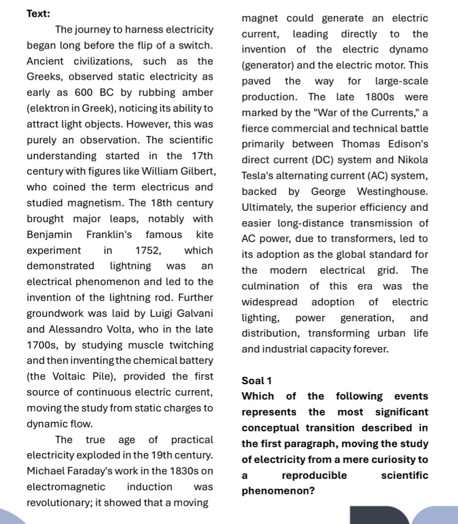 springchowon's tweet image. ⚡️ Akding English Proficiency PLN Group 25 udah di depan mata!
Siapkan dirimu dengan soal latihan terlengkap + pembahasan jelas 📘

Nggak perlu bingung belajar dari mana — semuanya udah disiapin buat kamu 💪
Langsung cek: lynk.id/baguseka