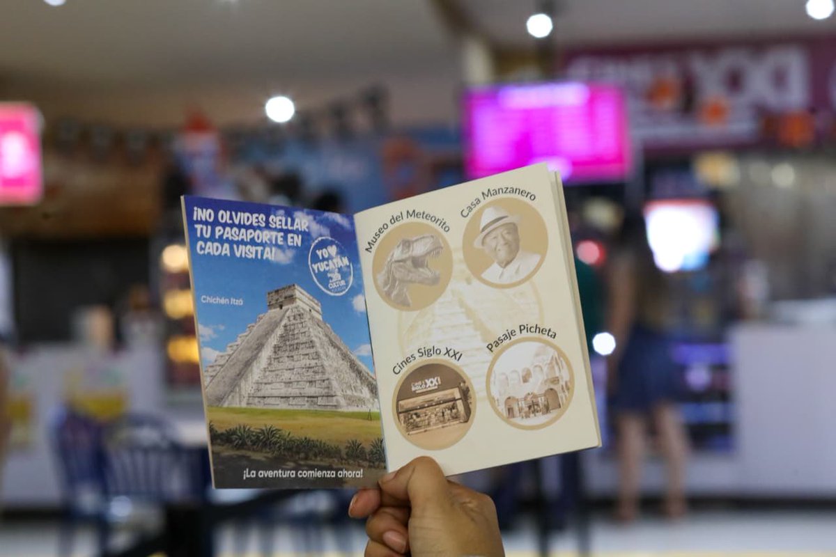 ¡Llegó el Pasaporte Aventura! 🌟

Gratis para niñas y niños de hasta 12 años, en nuestro stand en  Xmatkuil 2025 (hasta agotar existencias) y próx. en los paradores participantes.

📍 Feria Xmatkuil
🕛 12:00 a 9:00 p.m.

👉🏼 Más info. en #BoletínCultur: [yucatan.gob.mx/saladeprensa/v…]