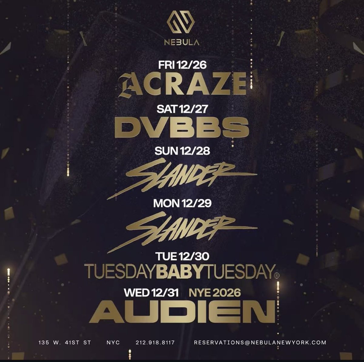 DVBBS's tweet image. NEW YORK CITY SEE YOU DECEMBER 27