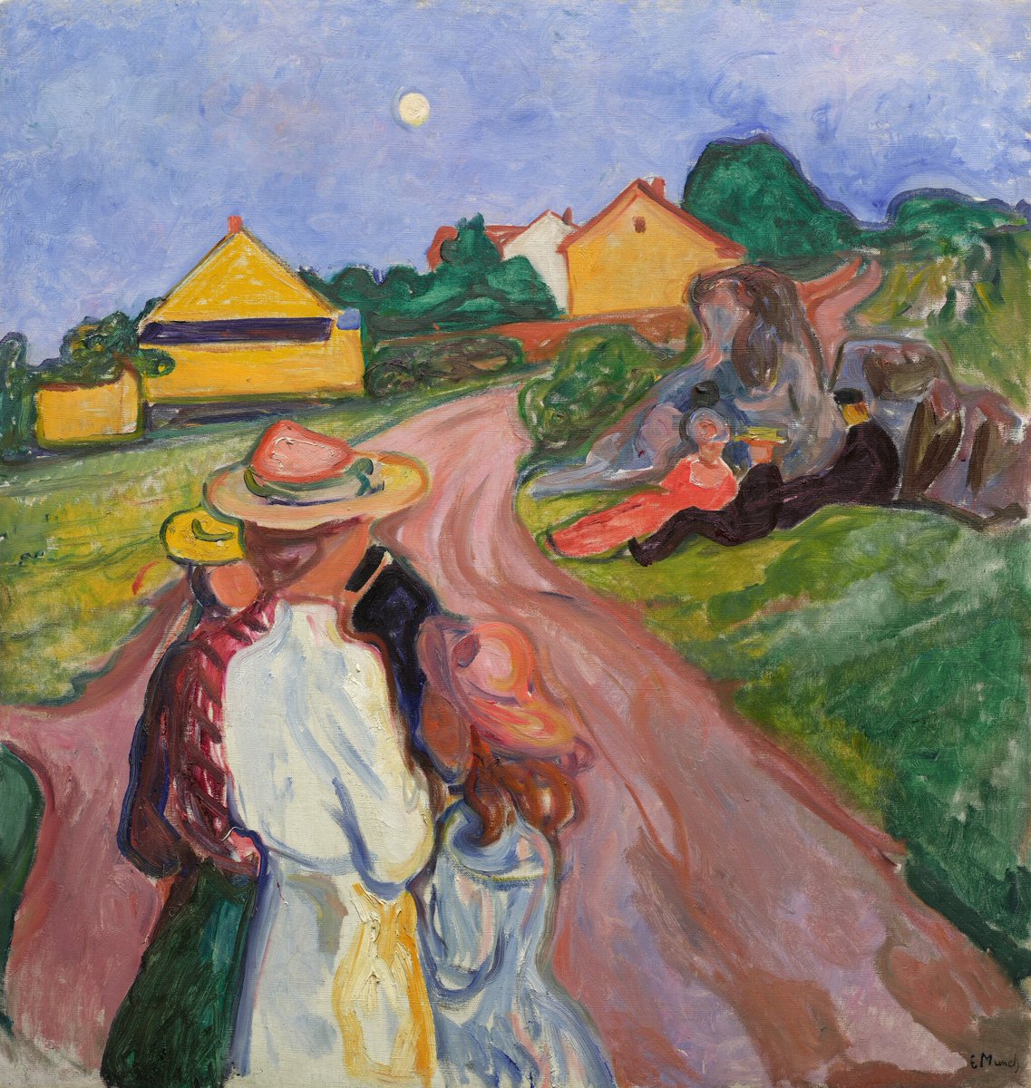 Edvard Munch’s 'Sankthansnatt (Midsummer Night)' soared to $35.1 million, after 6 minutes of spirited bidding.
