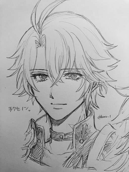 似せることを放棄して完全に手癖で描くとこうなる 