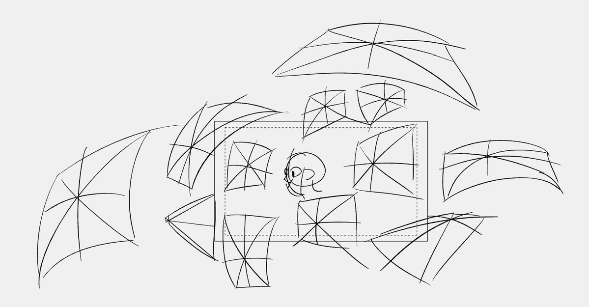 ScribbleAddict's tweet image. It can be helpful to think of the face as a mask, or a piece of paper curved into a half cylinder shape.

How do you draw heads/faces?